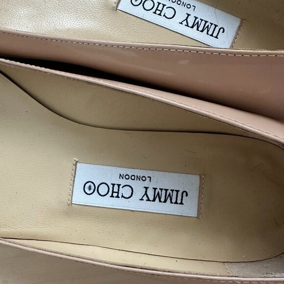 Jimmy Choo's Love Flat Shoes 37.5 size - Picture 6 of 7